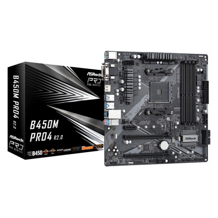 ASROCK B450M PRO4 R2.0(AM4) (EU)