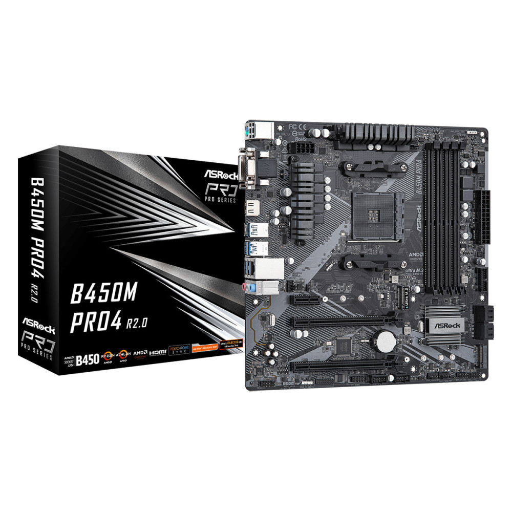 ASROCK B450M PRO4 R2.0(AM4) (EU)