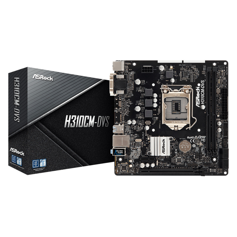 ASROCK H310CM-DVS (1151-v2) (EU) ASROCK H310CM-DVS (1151-v2) (EU)