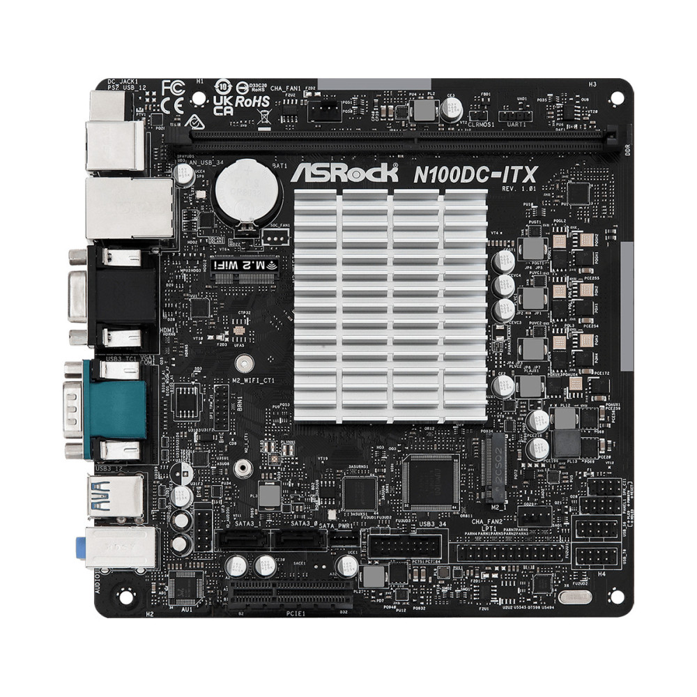 ASROCK N100DC-ITX (Intel CPU onboard) (EU)
