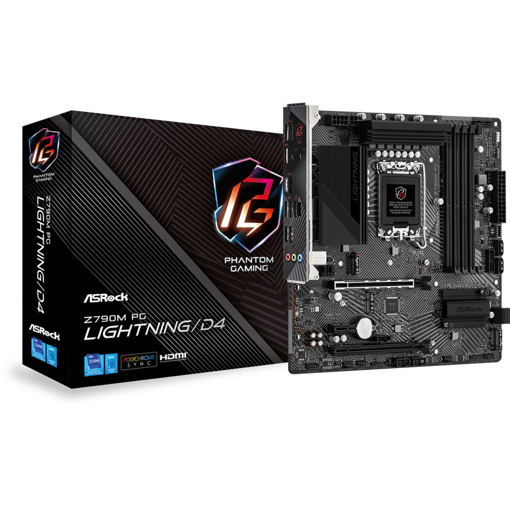 ASROCK Z790M PG LIGHTNINGD4 (1700) (EU) ASROCK Z790M PG LIGHTNINGD4 (1700) (EU)