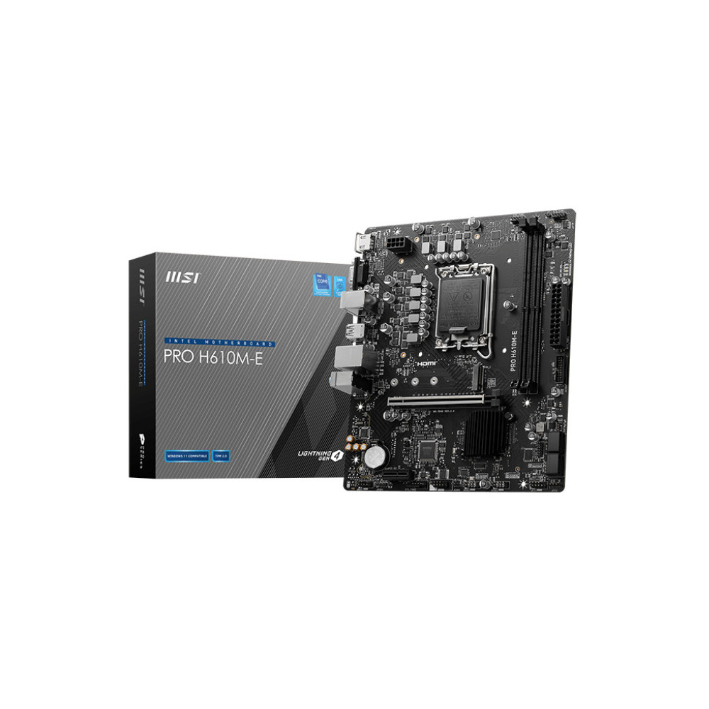MSI PRO H610M-E (1700) (EU) MSI PRO H610M-E (1700) (EU)