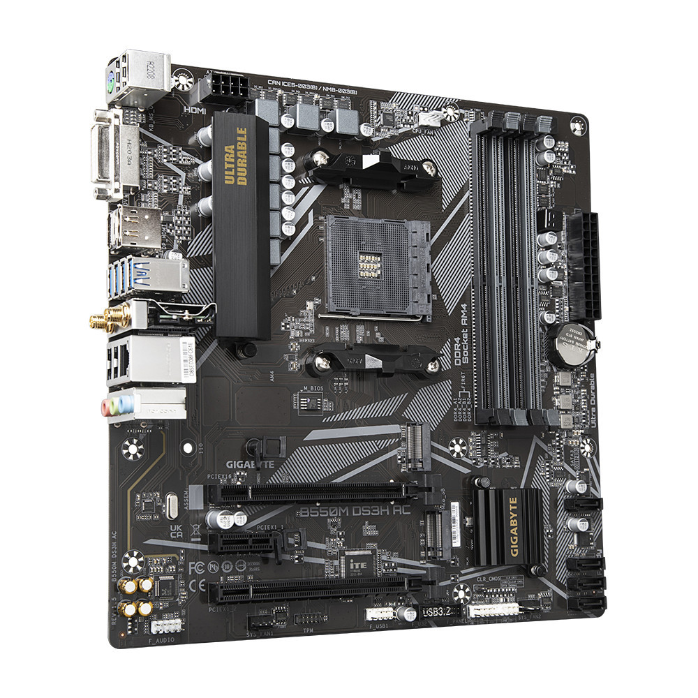 Gigabyte GA-B550M-DS3H AC (AM4) (EU)