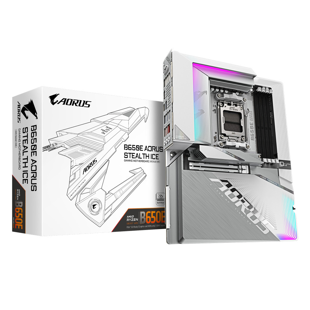 Gigabyte GA-B650E-AORUS STEALTH ICE (AM5) (EU) Gigabyte GA-B650E-AORUS STEALTH ICE (AM5) (EU)
