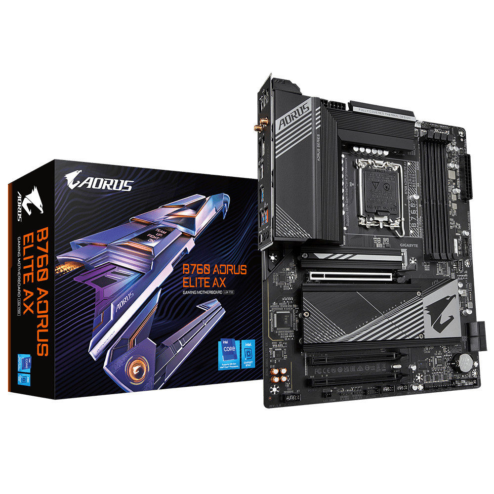 Gigabyte GA-B760 AORUS ELITE AX (1700) (EU) Gigabyte GA-B760 AORUS ELITE AX (1700) (EU)