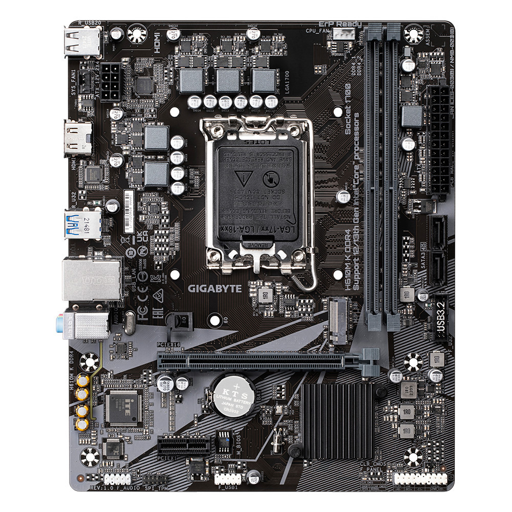 Gigabyte GA-H610M K DDR4 (1700) (EU)