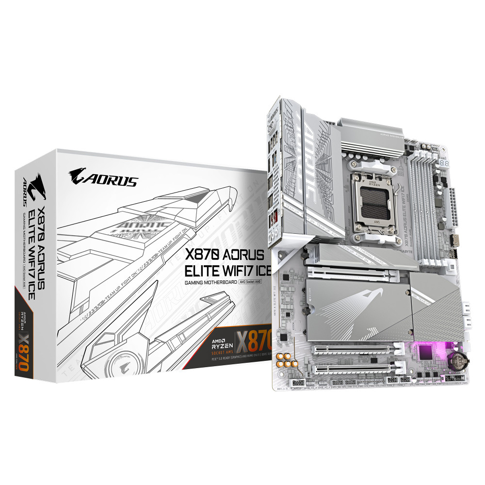 Gigabyte GA-X870 A ELITE WF7 ICE (AM5) (EU) Gigabyte GA-X870 A ELITE WF7 ICE (AM5) (EU)