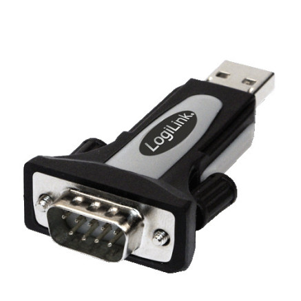 LogiLink USB 2.0 Adapter USB-AM zu DB9 (RS232)M  AU0034
