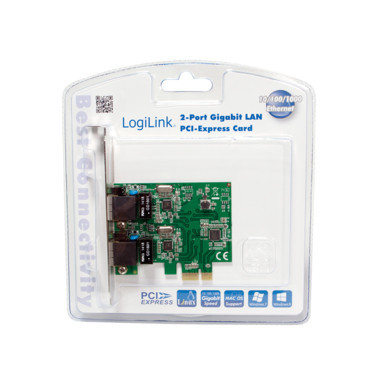 LogiLink 2-Port Gigabit LAN PCI-Express Karte PC0075