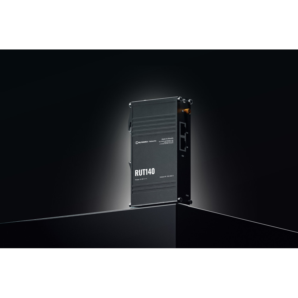 Teltonika RUT140 Industrial Ethernet Router ETHWiFi Teltonika RUT140 Industrial Ethernet Router ETHWiFi