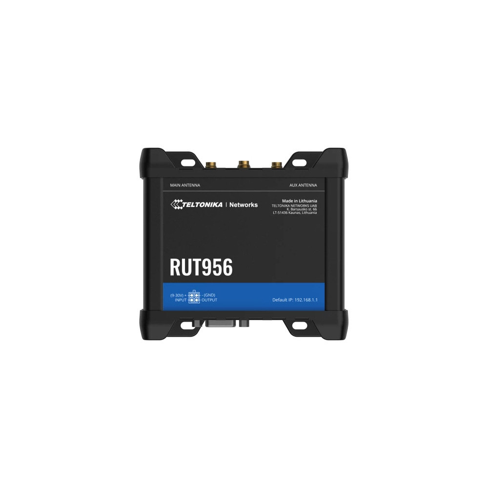 Teltonika RUT956 Wireless Router 3-Port-Switch with SD Card Slot Teltonika RUT956 Wireless Router 3-Port-Switch with SD Card Slot