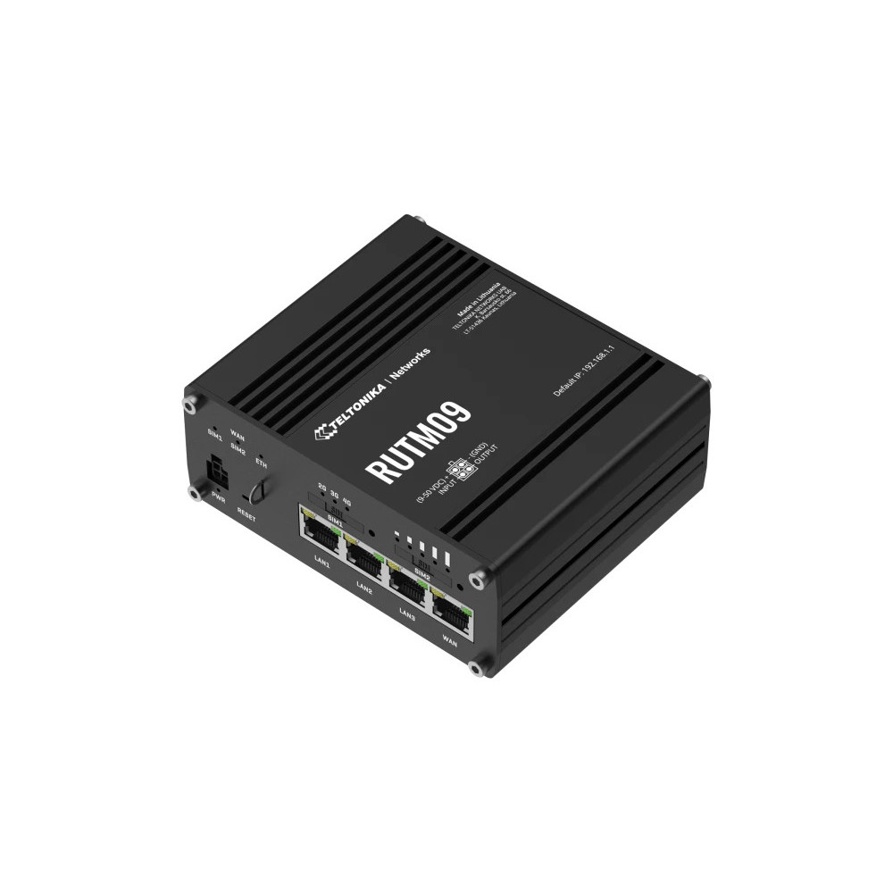 Teltonika RUTM09 Industrial Wired 4G-LTE-Router
