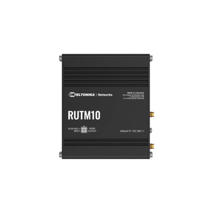Teltonika RUTM10 Industrial Wired Router with four Gigabit-RJ45-Ports