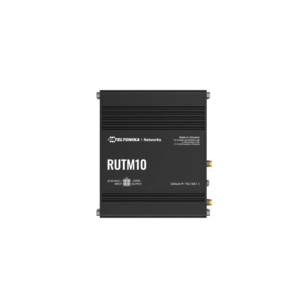 Teltonika RUTM10 Industrial Wired Router with four Gigabit-RJ45-Ports Teltonika RUTM10 Industrial Wired Router with four Gigabit-RJ45-Ports
