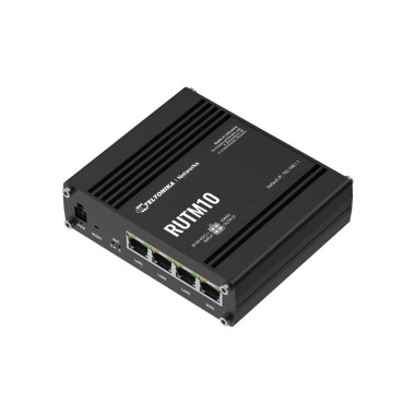 Teltonika RUTM10 Industrial Wired Router with four Gigabit-RJ45-Ports
