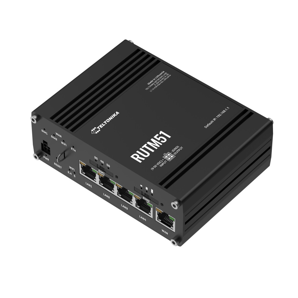 Teltonika RUTM511 Industrial 5G Router