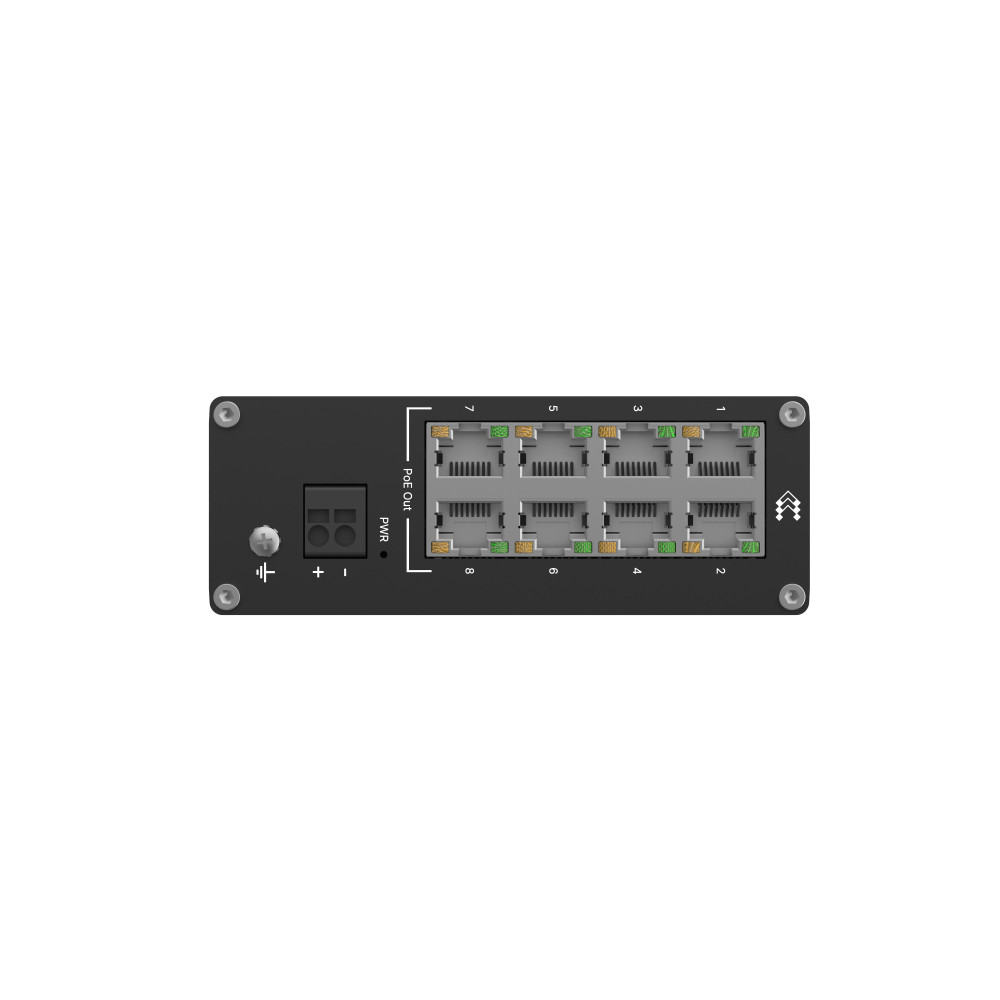 Teltonika TSW040 Unmanaged 8-Port PoE-Switch 8x100 Mbps, PoE