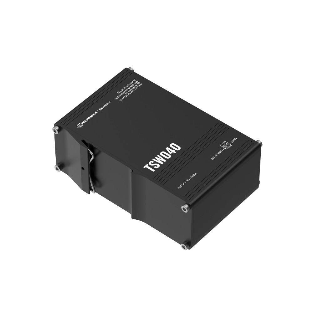 Teltonika TSW040 Unmanaged 8-Port PoE-Switch 8x100 Mbps, PoE