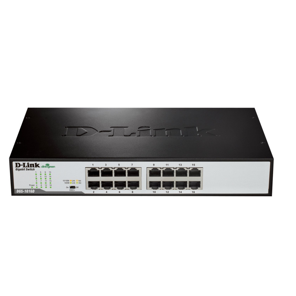 DLINK Switch Desktop 16-port 101001000 DGS-1016DE