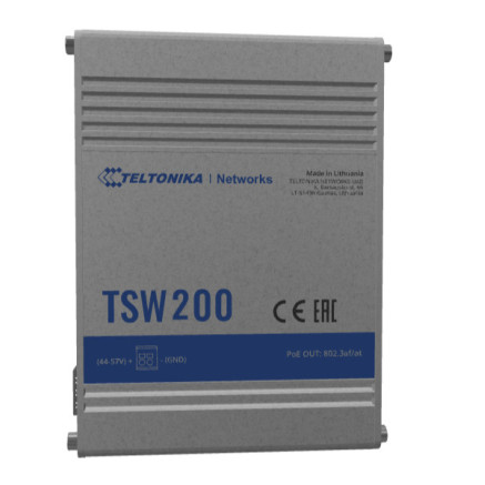 Teltonika TSW200 8-port Switch 8x101001000  2xGigabit SFP