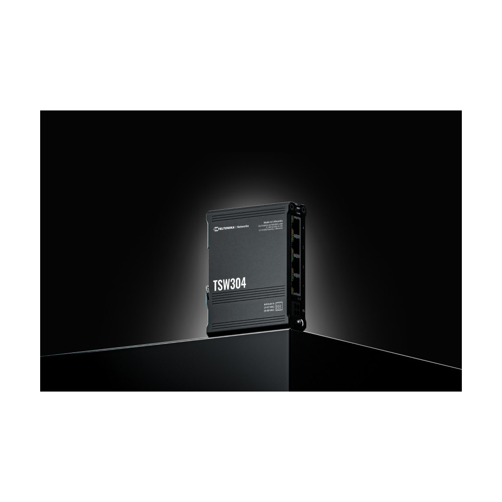 Teltonika TSW304 4-port Switch 4x101001000 Teltonika TSW304 4-port Switch 4x101001000