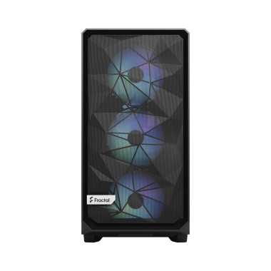 Boier Fractal Meshify 2 Lite RGB TG Tint - schwarz