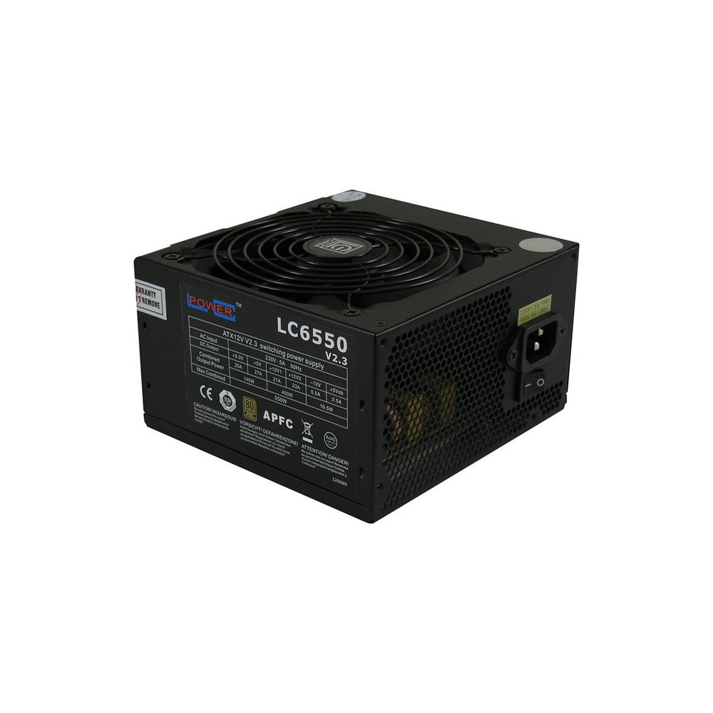 Alimentation LC-Power Super Silent LC6550 V2.3 550W Alimentation LC-Power Super Silent LC6550 V2.3 550W