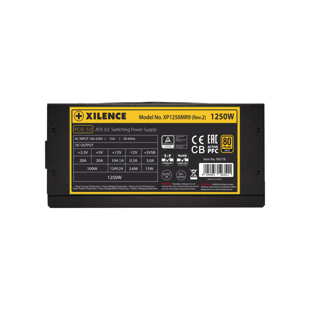 Alimentation Xilence PerformanceX XP1250MR9.21250W ATX3.0 XN178