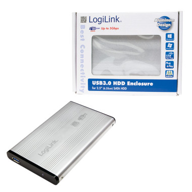 HDD Gehse Logilink Speichergehse 2,5 SATA Silber USB 3.0 UA0106A