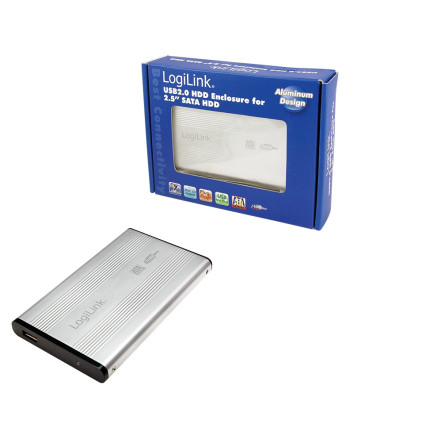 HDD Gehse LogiLink Speichergehse 2,5 SATA USB 2.0 UA0041A