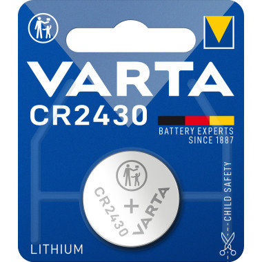 Batterie Varta Lithium - Knopfzelle CR2430 Einzelpack