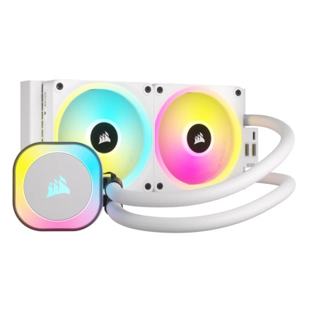 Cooler Corsair iCUE H100i RGB AIO White - Wasserklung CW-9061005-WW