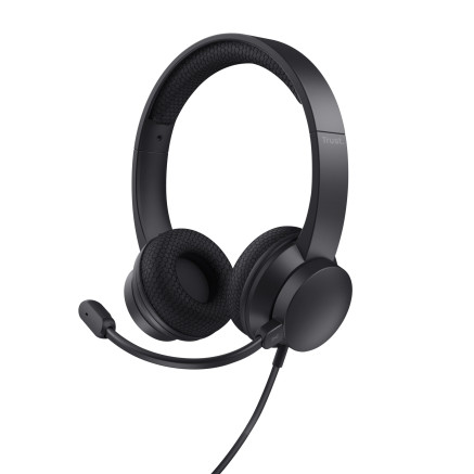 Trust Headset Ayda USB Headset Ohrumschlieend und Clegebunden 25089