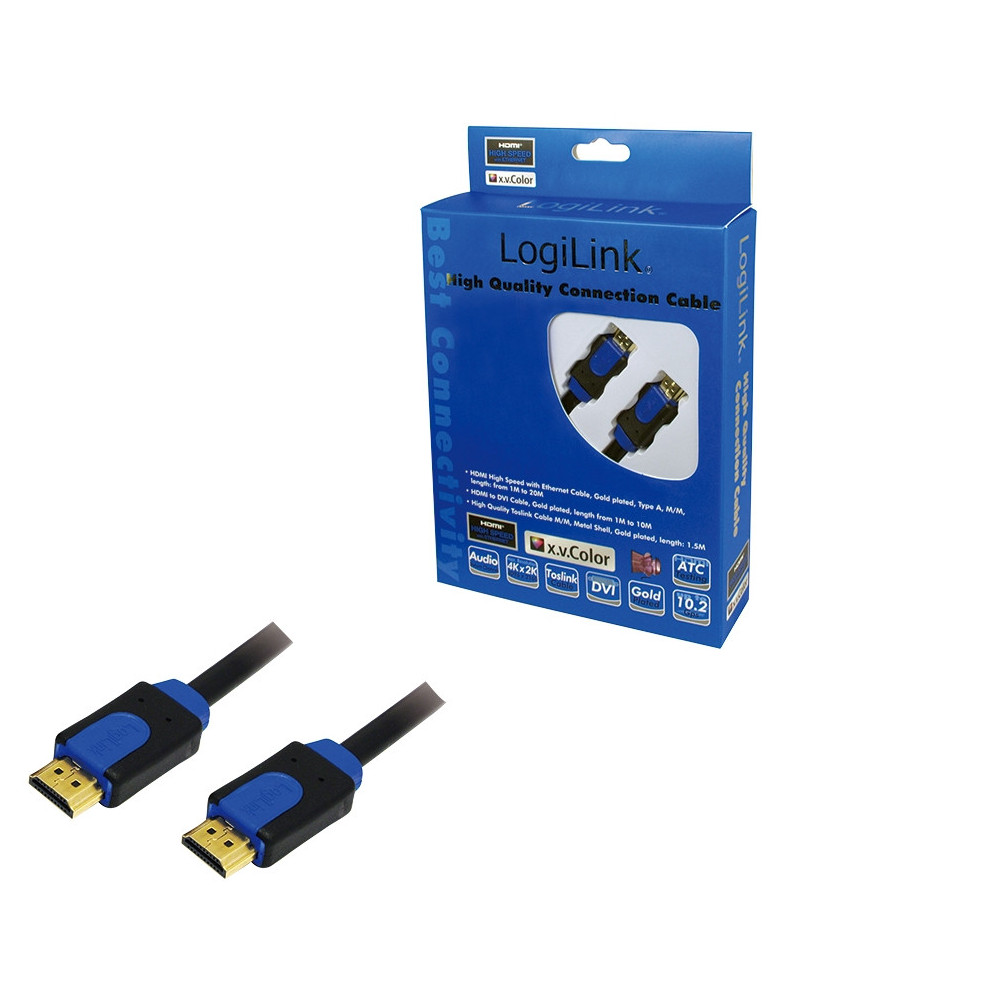 Cle Logilink HDMI mit Ethernet - 1m Cle Logilink HDMI mit Ethernet - 1m