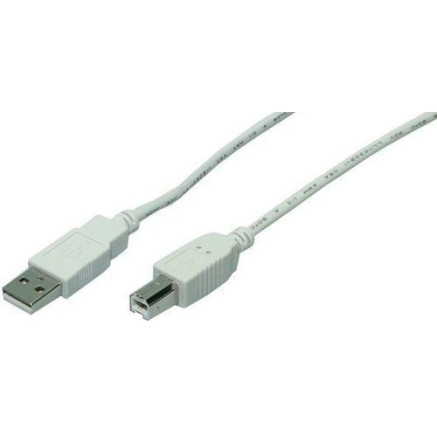 Cle LogiLink USB 2.0 Cle A-Stecker-B-Stecker grau 2m