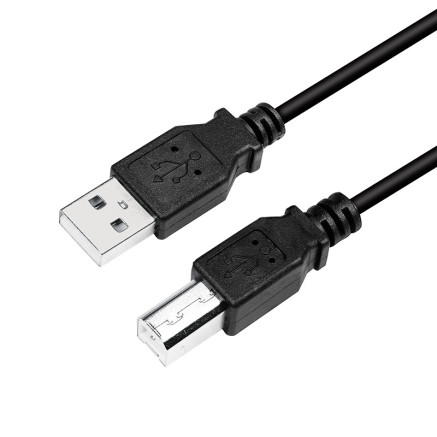 Cle LogiLink USB 2.0 Cle A-Stecker-B-Stecker schwarz 2m