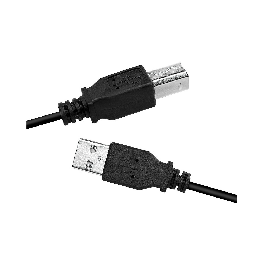 Cle LogiLink USB 2.0 Cle A-Stecker-B-Stecker schwarz 5m