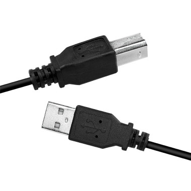 Cle LogiLink USB 2.0 Cle A-Stecker-B-Stecker schwarz 5m