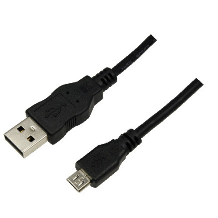 Cle LogiLink USB 2.0 Cle USB-AM zu Micro-USBM 1,8 m CU0034