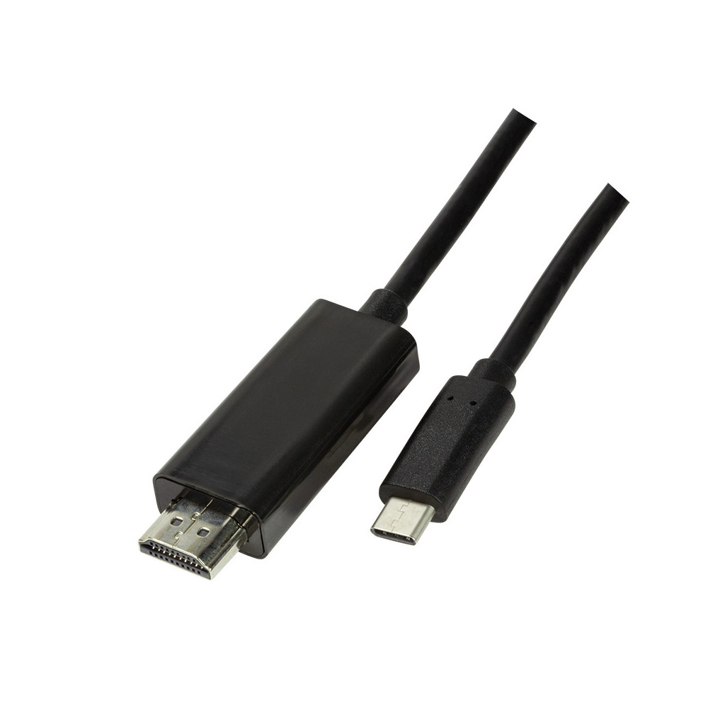 Cle LogiLink USB 3.2 Gen1 Type-C Cle, CM zu HDMI-AM, 4K60 Hz, schwarz, 3 m UA0330 Cle LogiLink USB 3.2 Gen1 Type-C Cle, CM zu HDMI-AM, 4K60 Hz, schwarz, 3 m UA0330