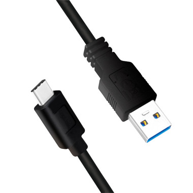 Cle LogiLink USB 3.2 Cle A-Stecker-C-Stecker schwarz 1 m