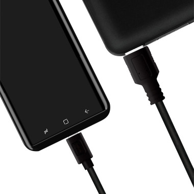 Cle LogiLink USB 3.2 Cle A-Stecker-C-Stecker schwarz 1 m