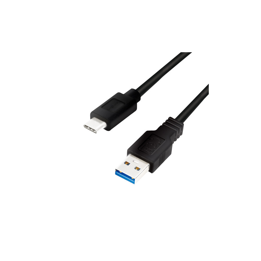 Cle LogiLink USB 3.2 Cle A-Stecker-C-Stecker schwarz 2 m CU0170 Cle LogiLink USB 3.2 Cle A-Stecker-C-Stecker schwarz 2 m CU0170