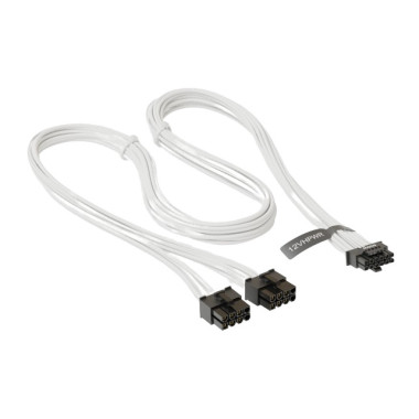 Cle Seasonic 750mm White f Prime and Fokus Serie 850Watt SS2X8P-12VHPWR-600WHITE