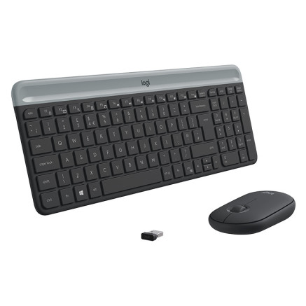 Keyboard  Mouse Logitech Slim Wireless Combo MK470 (US) (920-009204)
