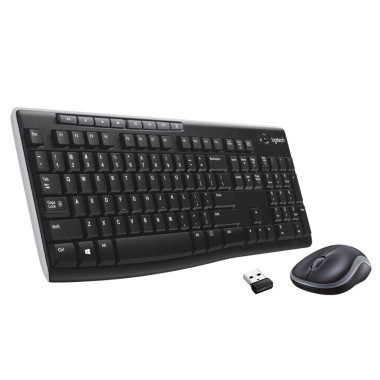 Keyboard  Mouse Logitech Wireless Combo MK270 (US) (920-004509)