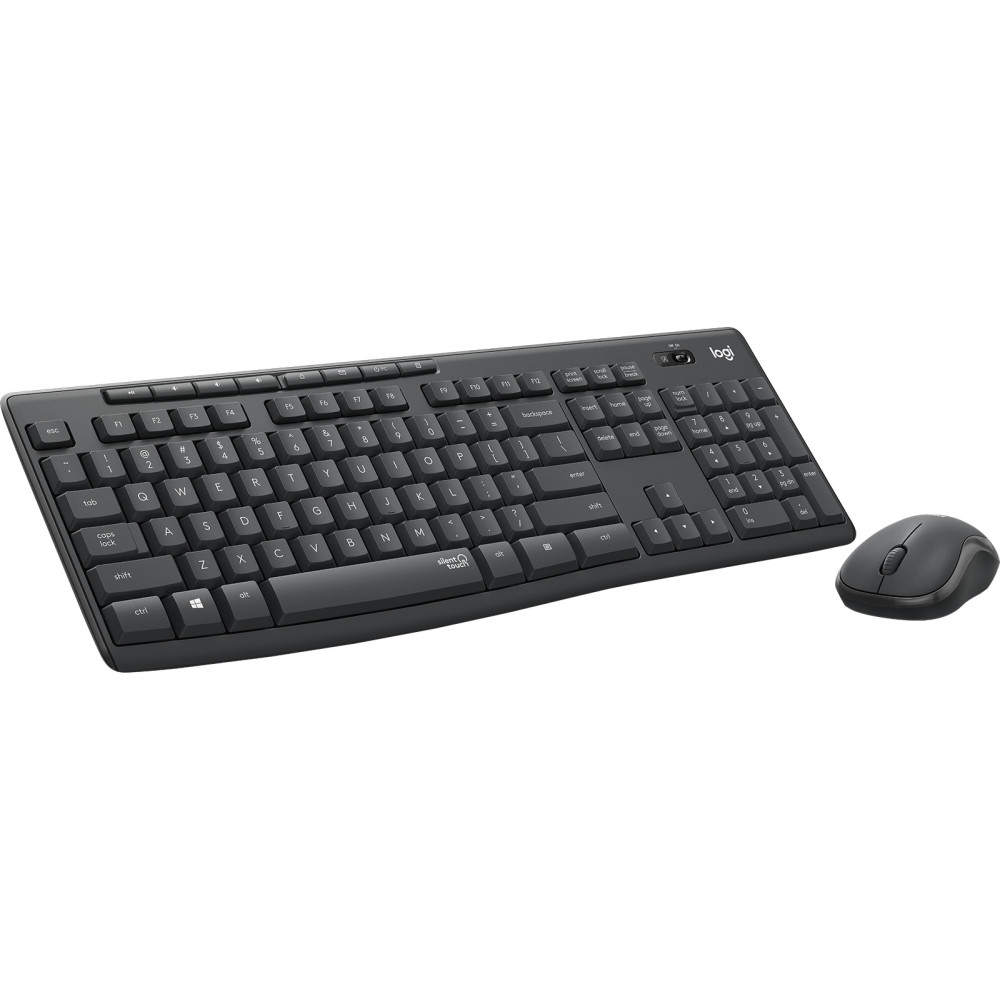 Keyboard  Mouse Logitech Wireless Combo MK295 silent Graphit (DE) (920-009794)