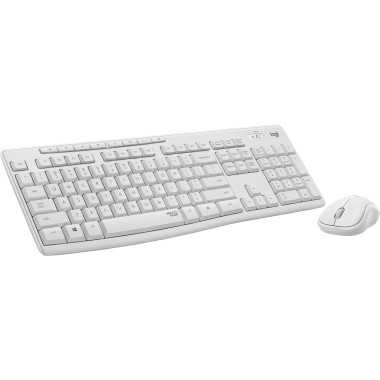 Keyboard  Mouse Logitech Wireless Combo MK295 silent wei (DE) (920-009819)