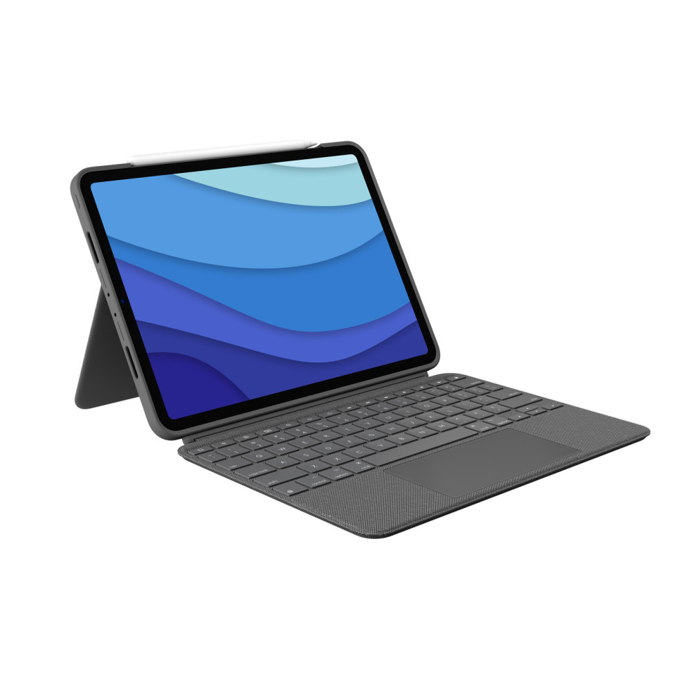 Keyboard  Touchpad Logitech Combo Touch- Deutsch (920-010142)