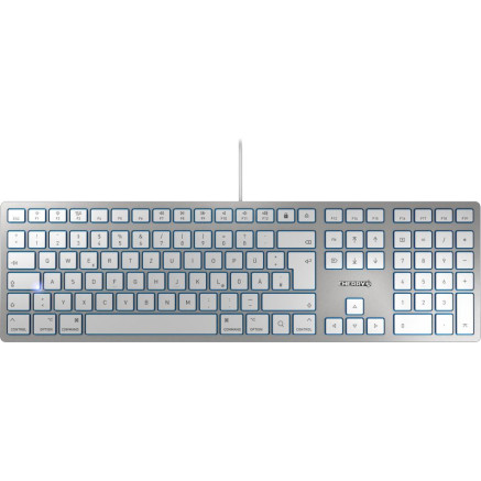 Keyboard Cherry KC 6000 FOR MAC slim silber (JK-1610DE-1)